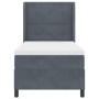 Cama con Box Spring y Colchón Gris Oscuro 100x200 cm de Terciopelo von , Betten und Lattenroste - Ref: Foro24-3341997, Preis:...
