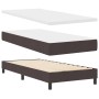 Estructura de Cama con Colchón Marrón Oscuro Tela 90 x 200 cm von , Betten und Lattenroste - Ref: Foro24-3342103, Preis: 299,...