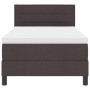 Estructura de Cama con Colchón Marrón Oscuro Tela 90 x 200 cm von , Betten und Lattenroste - Ref: Foro24-3342103, Preis: 299,...
