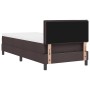 Estructura de Cama con Colchón Marrón Oscuro Tela 90 x 200 cm von , Betten und Lattenroste - Ref: Foro24-3342103, Preis: 299,...