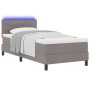 Cama con marco y colchón Gris Tela 100 x 200 cm Colchón de cama by , Beds and slatted bases - Ref: Foro24-3342111, Price: 356...