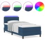 Estructura de Cama con Colchón Azul Tela 100 x 200 cm by , Beds and slatted bases - Ref: Foro24-3342113, Price: 350,98 €, Dis...
