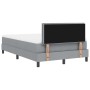 Marco de cama con colchón Gris claro Tela 120 x 200 cm von , Betten und Lattenroste - Ref: Foro24-3342121, Preis: 390,02 €, R...