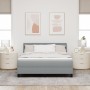 Marco de cama con colchón Gris claro Tejido 140 x 190 cm by , Beds and slatted bases - Ref: Foro24-3342128, Price: 460,43 €, ...