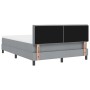 Marco de cama con colchón Gris claro Tejido 140 x 190 cm by , Beds and slatted bases - Ref: Foro24-3342128, Price: 460,43 €, ...