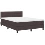 Marco de Cama con Colchón Gris Oscuro Tela 140 x 200 cm by , Beds and slatted bases - Ref: Foro24-3342138, Price: 431,69 €, D...