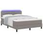Estructura de cama con colchón Gris claro Tela 140 x 200 cm by , Beds and slatted bases - Ref: Foro24-3342139, Price: 456,64 ...