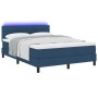 Estructura de Cama con Colchón Azul Marino Tejido 160 x 200 cm by , Beds and slatted bases - Ref: Foro24-3342148, Price: 489,...
