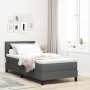 Marco de cama con colchón Gris claro Tela 100 x 200 cm by , Beds and slatted bases - Ref: Foro24-3342185, Price: 334,96 €, Di...