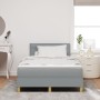 Cama Box Spring con Colchón y Luz LED Gris Claro 120x200 cm Tela von , Betten und Lattenroste - Ref: Foro24-3342352, Preis: 3...