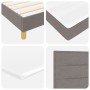Cama Box Spring con Colchón y LED Taupe 140x190 cm Tela by , Beds and slatted bases - Ref: Foro24-3342363, Price: 456,04 €, D...