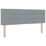 Cama Box Spring con Colchón y Luz LED Gris Claro 160x200 cm Tela de , Camas y somieres - Ref: Foro24-3342373, Precio: 499,26 ...
