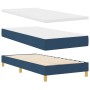 Cama Box Spring con Colchón y LED Azul 100x200 cm Tela by , Beds and slatted bases - Ref: Foro24-3342421, Price: 349,06 €, Di...