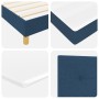 Cama Box Spring con Colchón y LED Azul 100x200 cm Tela by , Beds and slatted bases - Ref: Foro24-3342421, Price: 349,06 €, Di...