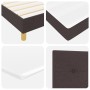 Cama con canapé y colchón LED marrón oscura 140x190 cm tela by , Beds and slatted bases - Ref: Foro24-3342439, Price: 445,17 ...