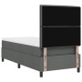 Cama con Somier con Colchón y LED Gris Oscuro 90x200 cm Tela by , Beds and slatted bases - Ref: Foro24-3342761, Price: 386,49...