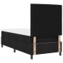 Cama con muelles con colchón y LED negro 90x200 cm tela de , Camas y somieres - Ref: Foro24-3342762, Precio: 354,83 €, Descue...