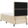 Cama con somier con colchón y LED Crema 90x200 cm Tela by , Beds and slatted bases - Ref: Foro24-3342765, Price: 332,97 €, Di...