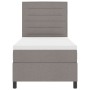 Cama con somier con colchón y LED taupe 100x200 cm tela by , Beds and slatted bases - Ref: Foro24-3342771, Price: 390,16 €, D...