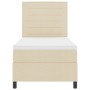 Base de Cama con Colchón y LED Crema 100x200 cm Tela von , Betten und Lattenroste - Ref: Foro24-3342772, Preis: 358,10 €, Rab...