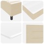 Base de Cama con Colchón y LED Crema 100x200 cm Tela von , Betten und Lattenroste - Ref: Foro24-3342772, Preis: 358,10 €, Rab...