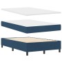 Cama con somier y colchón LED azul 120x200 cm de tela by , Beds and slatted bases - Ref: Foro24-3342787, Price: 458,65 €, Dis...