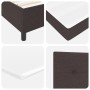 Cama con Somier con Colchón & Luz LED Marrón Oscuro 90x200 cm Tela de , Camas y somieres - Ref: Foro24-3342840, Precio: 347,0...