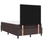 Cama con Somier y Colchón & LED Marrón Oscuro 120x200 cm Tela de , Camas y somieres - Ref: Foro24-3342861, Precio: 437,48 €, ...