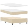 Cama con base y colchón LED crema 120x200 cm tela de , Camas y somieres - Ref: Foro24-3342863, Precio: 435,02 €, Descuento: %