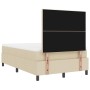 Cama con base y colchón LED crema 120x200 cm tela de , Camas y somieres - Ref: Foro24-3342863, Precio: 435,02 €, Descuento: %
