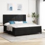 Cama con base de muelles con colchón y LED Negro 200x200 cm Tela von , Betten und Lattenroste - Ref: Foro24-3342895, Preis: 6...