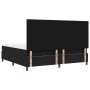 Cama con base de muelles con colchón y LED Negro 200x200 cm Tela von , Betten und Lattenroste - Ref: Foro24-3342895, Preis: 6...