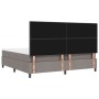 Cama con somier y colchón y LED Taupe 200x200 cm Tela von , Betten und Lattenroste - Ref: Foro24-3342897, Preis: 732,70 €, Ra...