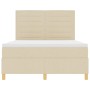 Colchón box spring Crema Tela 140 x 190 cm Colchón Rectangular von , Betten und Lattenroste - Ref: Foro24-3343024, Preis: 509...