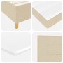 Colchón box spring Crema Tela 140 x 190 cm Colchón Rectangular von , Betten und Lattenroste - Ref: Foro24-3343024, Preis: 509...
