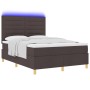 Estructura de Cama Box Spring Marrón Oscuro Tela 160 x 200 cm von , Betten und Lattenroste - Ref: Foro24-3343036, Preis: 573,...