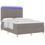 Estructura de Cama con Colchón Taupe Tela 160 x 200 cm von , Betten und Lattenroste - Ref: Foro24-3343037, Preis: 607,21 €, R...
