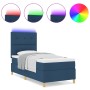 Estructura de Cama con Colchón Azul Tela 90 x 200 cm Cama Azul by , Beds and slatted bases - Ref: Foro24-3343074, Price: 368,...