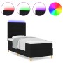 Estructura de Cama con Colchón Negro Tela 90 x 200 cm von , Betten und Lattenroste - Ref: Foro24-3343070, Preis: 328,44 €, Ra...