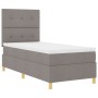 Estructura de Cama con Colchón Taupe Tela 100 x 200 cm Cama de , Camas y somieres - Ref: Foro24-3343079, Precio: 379,36 €, De...