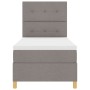 Estructura de Cama con Colchón Taupe Tela 100 x 200 cm Cama de , Camas y somieres - Ref: Foro24-3343079, Precio: 379,36 €, De...