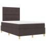 Estructura de Cama con Colchón Marrón oscuro Tela 120 x 200 cm von , Betten und Lattenroste - Ref: Foro24-3343092, Preis: 407...
