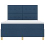Estructura de Cama con Colchón Azul Tela 140 x 190 cm von , Betten und Lattenroste - Ref: Foro24-3343102, Preis: 523,81 €, Ra...