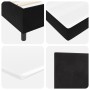 Cama Box Spring con Colchón y LED Negra 90x200 cm de Terciopelo von , Betten und Lattenroste - Ref: Foro24-3343288, Preis: 32...