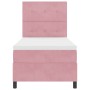 Cama con somier y colchón con LED Rosa 100x200 cm Terciopelo von , Betten und Lattenroste - Ref: Foro24-3343297, Preis: 345,6...