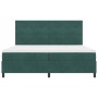 Cama con Somier y Colchón con LED Verde Oscuro 200x200 cm Terciopelo von , Betten und Lattenroste - Ref: Foro24-3343337, Prei...