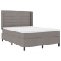Cama box spring con colchón y LED Taupe 140x200 cm Tela de , Camas y somieres - Ref: Foro24-3343445, Precio: 559,65 €, Descue...