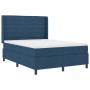 Cama Box Spring con colchón y LED azul 140x200 cm tela de , Camas y somieres - Ref: Foro24-3343447, Precio: 532,33 €, Descuen...