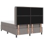 Cama box spring con colchón y LED Taupe 140x200 cm Tela de , Camas y somieres - Ref: Foro24-3343445, Precio: 559,65 €, Descue...