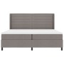 Cama Box Spring con colchón y LED Taupe 200x200 cm Tela by , Beds and slatted bases - Ref: Foro24-3343466, Price: 729,12 €, D...
